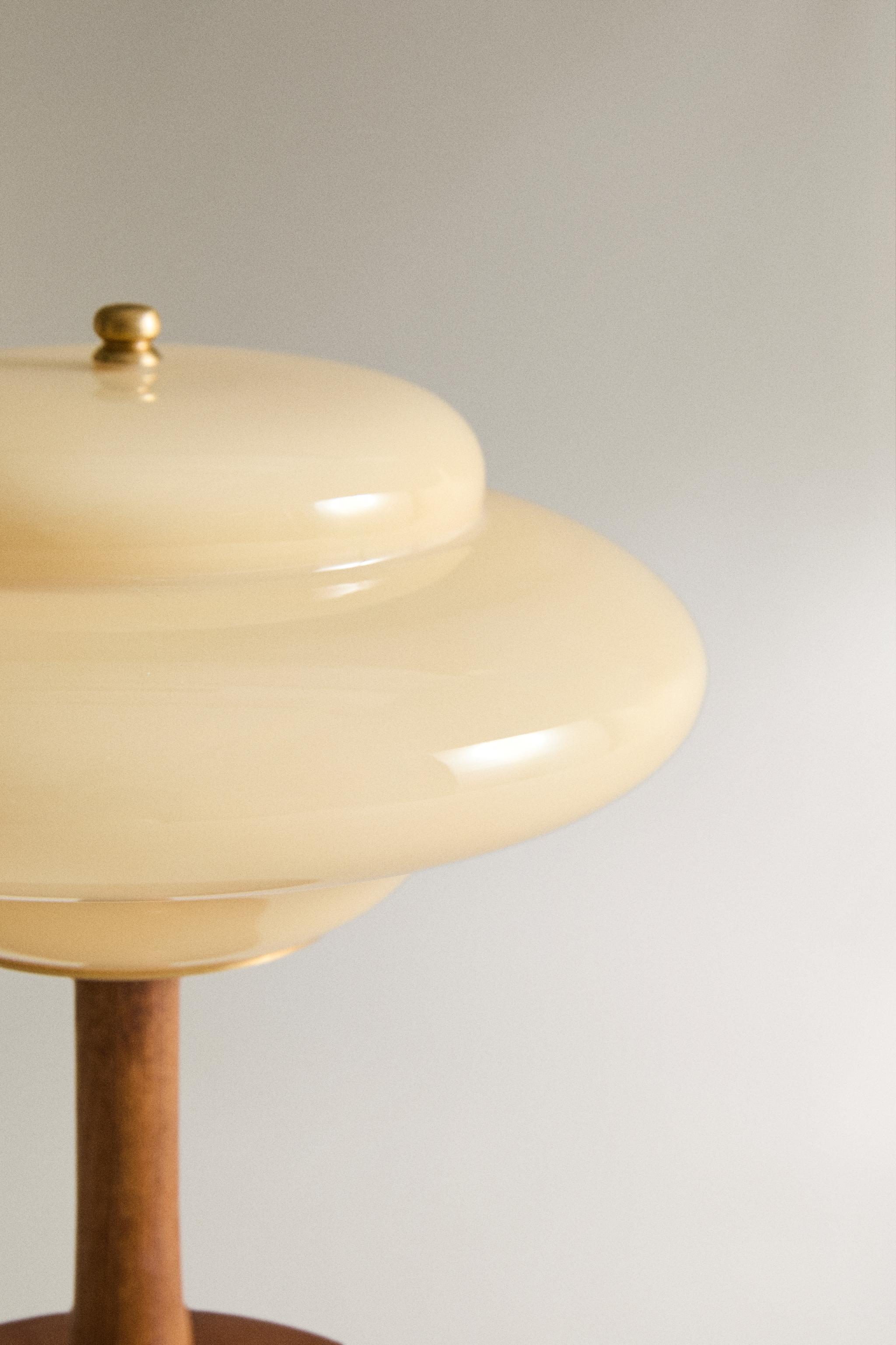 LAMPE DE TABLE SANS FIL VERRE